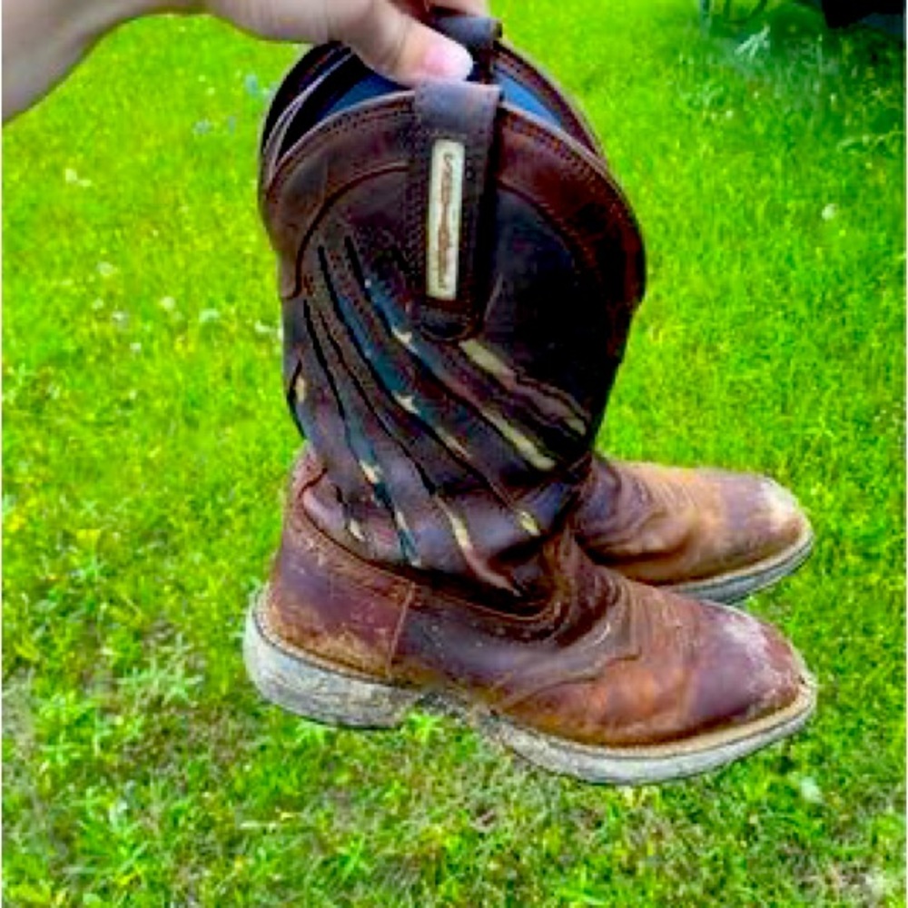 Shyanne American flag cowgirl boots
